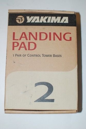 Yakima 00222 Landing Pad 2 Control Tower Bases 1 Pair New in Box