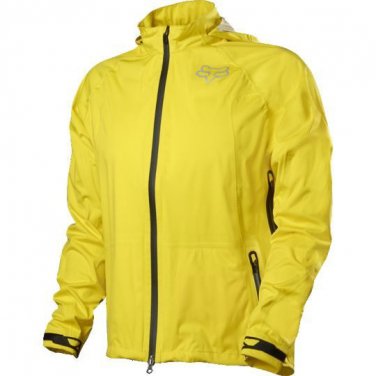 Fox men's downpour jacket mountain biking MEDIUM yellow