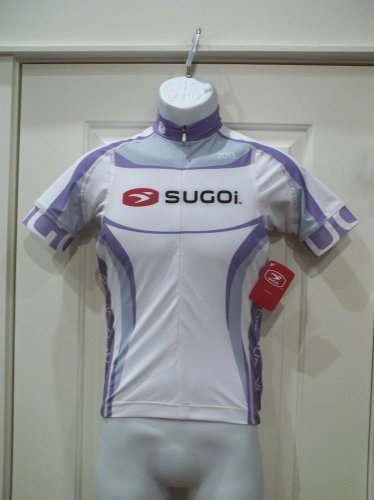 New Sugoi Womens RSE Jersey Small White/Purple Cycling
