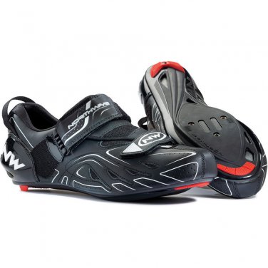 Northwave Tri-Sonic Cycling Triathlon Shoe Black Size 40 New