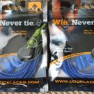 Nathan Road Lock Laces Running Fitness Shoe Laces Royal Blue 2 Pairs New