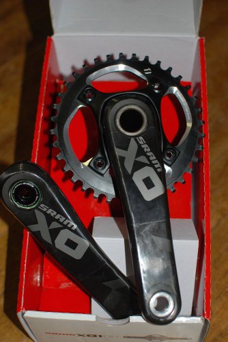 SRAM X01 Black Downhill Crankset GXP83 165mm w/ 36T Ring New