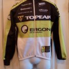 Topeak Ergon Team Thermal Cycling Jacket Black/Green Small Maisch Sportswear