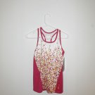 Sugoi Bright Rose Dot Racer Tank Size M New