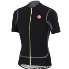 Castelli Raffica Jersey FZ Mens Large Black/Gray Cycling New