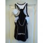 New Craft Sports Womans PT Singlet XS Black/White Tri