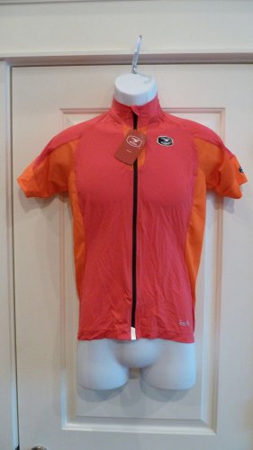 Sugoi Women's RS Ice Jersey Pink/Orange Medium Cycling Tro Mtb