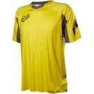 Fox Attack Short Sleeve Mountain Bike Cycling Jersey Yellow/Grey Medium NEW