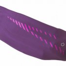 Nathan HeadGasket Fitness LED Reflective Headband O/S Purple NEW