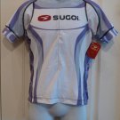 Sugoi Women's RSE S/S Jersey White/Purple Large Cycling Tri