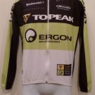 Topeak Ergon Thermal L/S Cycling Jersey Black/Green Small Maisch Sportswear
