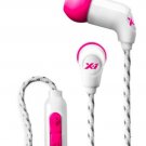X-1 Women's Momentum In Ear Ultra Light Headphones Weather  Sweat Proof  Pink