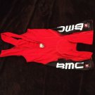 BMC Pro Cycling Hincapie Mens Red Thermal Bib Shorts Size Small