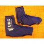 UHC Pro Cycling Vermarc Sport Lightweight Shoe Covers Blue XL NEW