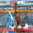 Nathan Trail Lock Laces Running Fitness Shoe Laces Electric Blue 2 Pairs New