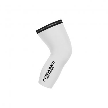 Castelli Nanoflex Cycling Knee Warmer White Large NEW