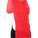 Sugoi Chili Red RS Ice Triathlon Tank Top Size L New