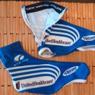 Official United Healthcare Pro Cycling Team Voler Triton Aero Shoe Covers Large