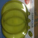 Casabella 3Pc Set Silicone Lid and Splatter Guard Fits containers/bowls up to 9"