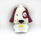 16GB White Pendrive Dog Model USB Flash drive Memory Thumb Stick lA040