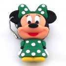 16GB Green Pendrive Minnie Mouse Cartoon USB Flash drive Memory Thumb Stick lA242