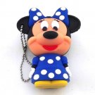 16GB Dark Blue Pendrive Minnie Mouse Cartoon USB Flash drive Memory Thumb Stick lA243