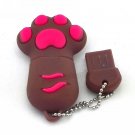 16GB Brown Pendrive Catlike Bear Paw USB Flash drive Memory Thumb Stick lA437