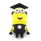 16GB Two Eyes Pendrive Minions in Doctorial Hat Model USB Flash drive Memory Thumb Stick lA624