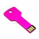16GB Pink Pendrive Metal Key Design USB Flash drive Memory Thumb Stick lG008