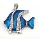 16GB Blue Pendrive Fish Crystal USB Flash drive Memory Thumb Stick lM049