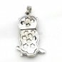 16GB Silver Pendrive Owl on Tree Branch Crystal USB Flash drive Memory Thumb Stick lM060