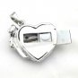 16GB Pink Pendrive Bowknot Heart Crystal USB Flash drive Memory Thumb Stick lN001