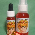 Liquid High Potency Vitamins for Healthy Hair Skin Nails plus Memory and Focus