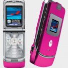 UNLOCKED MOTOROLA V3 Pink RAZR RAZOR PHONE GSM New
