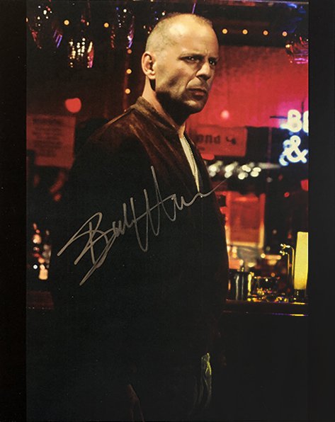 Bruce Willis Signed Photo