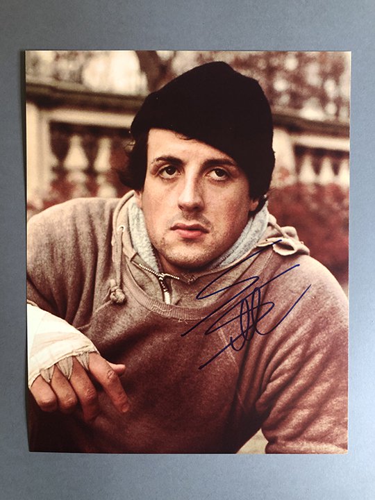 Sylvester Stallone Signed Photo - Rocky Movie Photo