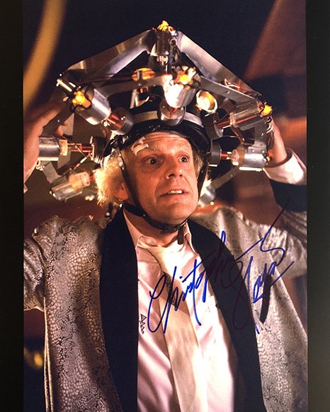 Back to the future Signed Photo