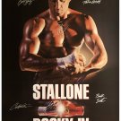 Rocky IV Signed Movie Poster