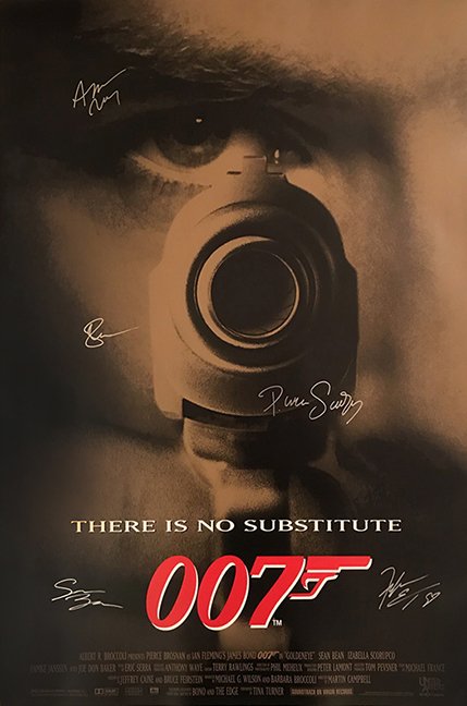 Goldeneye Signed Movie Poster