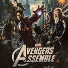 AVENGERS MOVIE POSTER SIGNED BY CAST