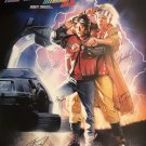 BACK TO THE FUTURE II SIGNED MOVIE POSTER