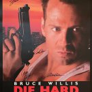 Die Hard Signed Movie Poster