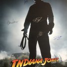 Indiana Jones Signed Movie Poster
