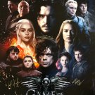GAME OF THRONES MOVIE POSTER SIGNED BY CAST