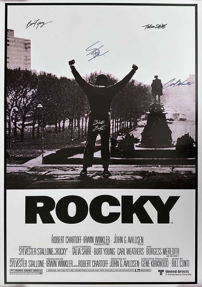 Rocky Signed Movie Poster