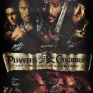 Pirates of the caribbean SIGNED MOVIE POSTER