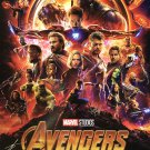 AVENGERS INFINITY WAR Signed Movie Poster
