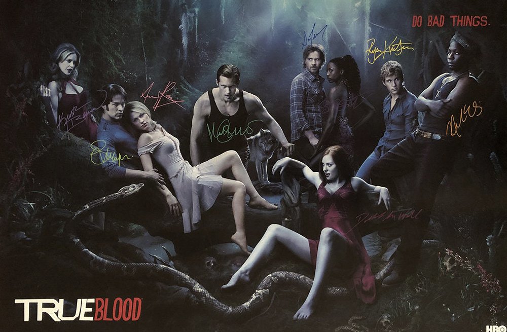 True Blood  Signed Movie Poster