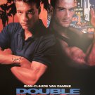 Double Impact Signed Movie Poster