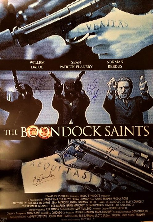 Signed The Boondock Saint Movie Poster